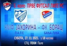 Futsalеri „Jahorinе“ u subotu domaćini Banjalučanima