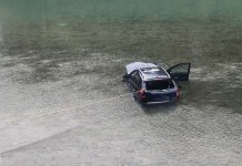 Pucnjava u centru grada, vozilo gurnuto u Drinu