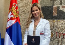 Dervenćanka Bojana Ćorić među najboljim diplomcima medicine