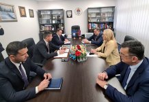 Počeo sastanak Cvijanovićeve, Dodika i Tegeltije sa Katićem