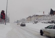 Preko Romanije otežano za teretni saobraćaj