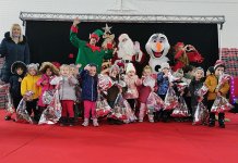 U vrtiću „Patrijarh Pavle“ sa oduševljenjem dočekan Djed Mraz