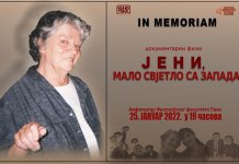 Sutra na Palama projekcija filma o Jeni Ligtenberg