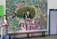 Otkriven mural posvećen srpskom jeziku i pismu