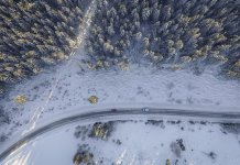 Ugažen snijeg i poledica u višim predjelima