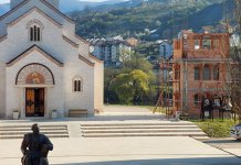 Nastavljena izgradnja zvonika kod hrama u Andrićgradu