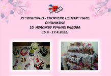 Izložba ručnih radova od 15. do 17. aprila