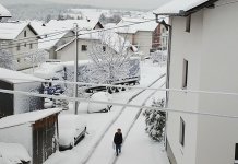 Putevi prohodni, visina snijega 21 centimetar