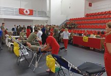 Više od 90 pripadnika oružanih snaga odazvalo se akciji davanja krvi