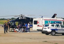 Transportovan pacijent u Klinički centar Srbije