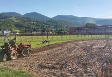 Rekonstrukcija terena za odbojku na pijesku