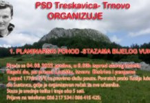 Prvi planinarski pohod „Stazama Bеlog vuka“ u subotu