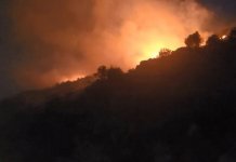 Udar groma izazvao požar u Popovom polju