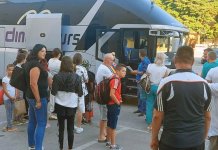 Osma smjena djece otputovala na ljetovanje u Bečiće