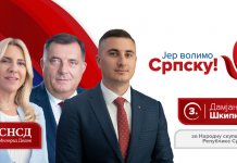 Damjan Škipina: SNSD je najbolja politička ponuda za narod Republike Srpske
