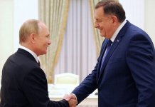 Dodik zahvalio Putinu što Rusija čuva dejtonsku BiH