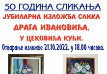Jubilarna izložba slika Draga Ivanovića 21. oktobra