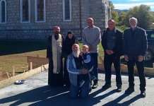 Osveštani temelji monaške kelije u Čelebićima