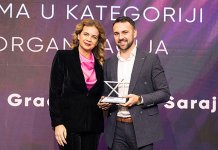 Nagrada „Zvijezda turizma BiH“ gradskoj Turističkoj organizaciji