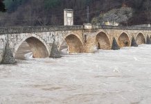 Povećan protok Drine na HE „Višegrad“, Rzav se izlio u Vardištu