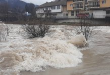 Ćehotina porasla, Drina u opadanju