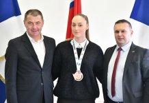 Prijem kod gradonačelnika za osvajačicu zlatne i bronzane medalje