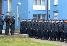Postrojeni kadeti povodom Međunarodnog dana sjećanja na stradale policajce
