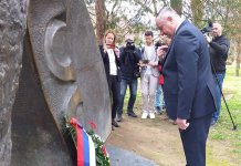 Višković položio vijenac palim srpskim borcima