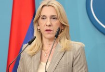 Cvijanovićeva pisala Guterešu: Ako postoji odluka Savjeta bezbjednosti o imenovanju Šmita dostavite nam je