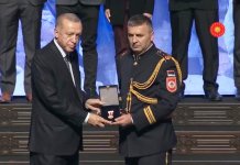 Novitović primio zahvalnicu od Erdogana