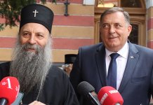 Patrijarh Porfirije poželio mir, radost i međusobno razumijevanje