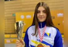 Селена Леканић првак Српске у каратеу