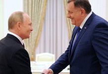 Putin odlikovao Dodika ordenom Aleksandra Nevskog