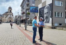 Građanima dijeljeni edukativni leci o električnim trotinetima