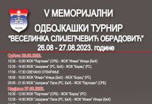 На Палама у суботу почиње 5. Меморијални одбојкашки турнир „Веселинка Слијепчевић Обрадовић“