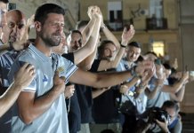 Величанствен дочек приређен српским кошаркашима, баскеташима и Новаку Ђоковићу