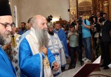 Патријарх освештао Саборни храм, кум предсједник Српске Милорад Додик