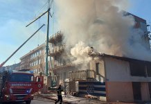 Угашена ватра уз зграду будућег Ректората и Музичке академије