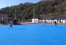 Берго подлога на теренима за кошарку и мали фудбал