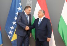 Почео састанак Додика и Орбана