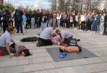 Изведена показна вјежба збрињавања хитних стања