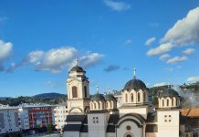 Радови на уређењу површина око Храма Сабора Светог архангела Гаврила