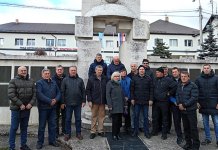 Положен вијенац на спомен-обиљежје са именима 1.250 српских бораца