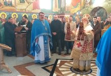 Митрополит дабробосански служио литургију у Храму Светог Николаја