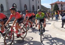 Власеница шести пут дио бициклистичке трке „Београд – Бањалука“