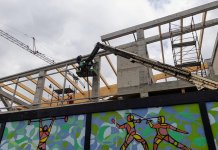 Радови на изградњи зграде Факултета физичког васпитања и спорта