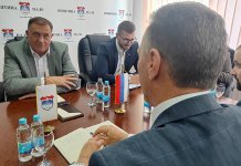 Почео састанак Додика и Југовића