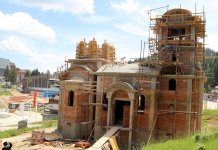 Радови на изградњи храма на Jахорини напредују