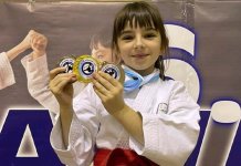 Осмогодишња Ирина ниже успјехе у каратеу