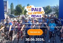 Прва градска бициклијада „Сви у Пале да вртимо педале“ 30. јуна